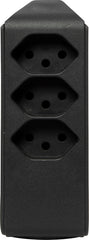 cleverLINE Abzweigstecker 3+1 fach schwarz, drehbar bis 300° ohne Aufhänger *CH* 

 - Produktansicht