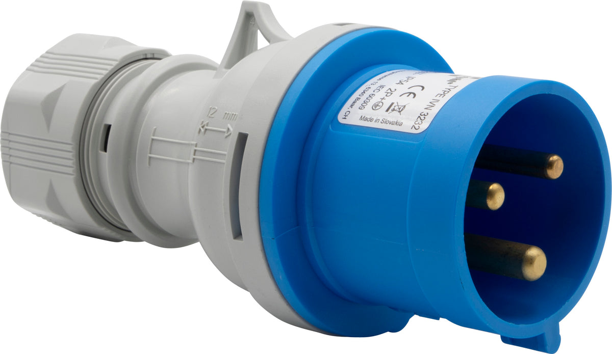 CEE/3-Stecker 230V/32A IP54 - Produktbild
