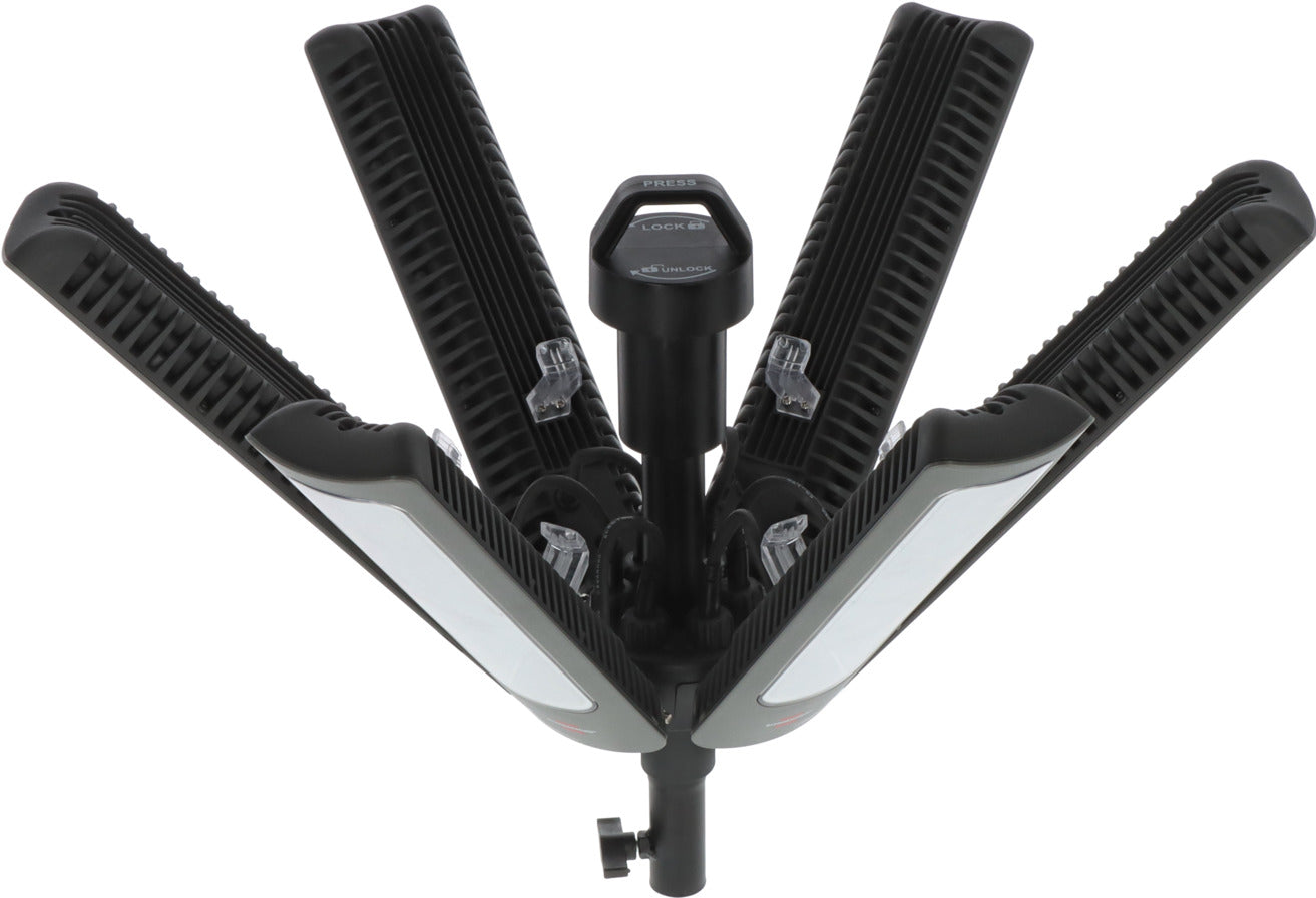 360° LED Baustrahler Set – bestehend aus LED Baustrahler 275W 9171652300, Bau-Teleskop Stativ 1170310040 und Transporttasche 9171990105
 - Produktansicht