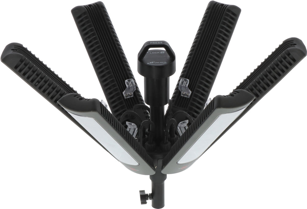 360° LED Baustrahler Set – bestehend aus LED Baustrahler 275W 9171652300, Bau-Teleskop Stativ 1170310040 und Transporttasche 9171990105
 - Produktansicht