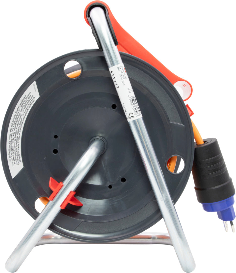 Garant ST 240 Kabelrolle, 3x Steckdose T13, Stecker T13, 25m H07BQ-F 3G1,5 orange, CH Stecksystem IP55 - Produktansicht