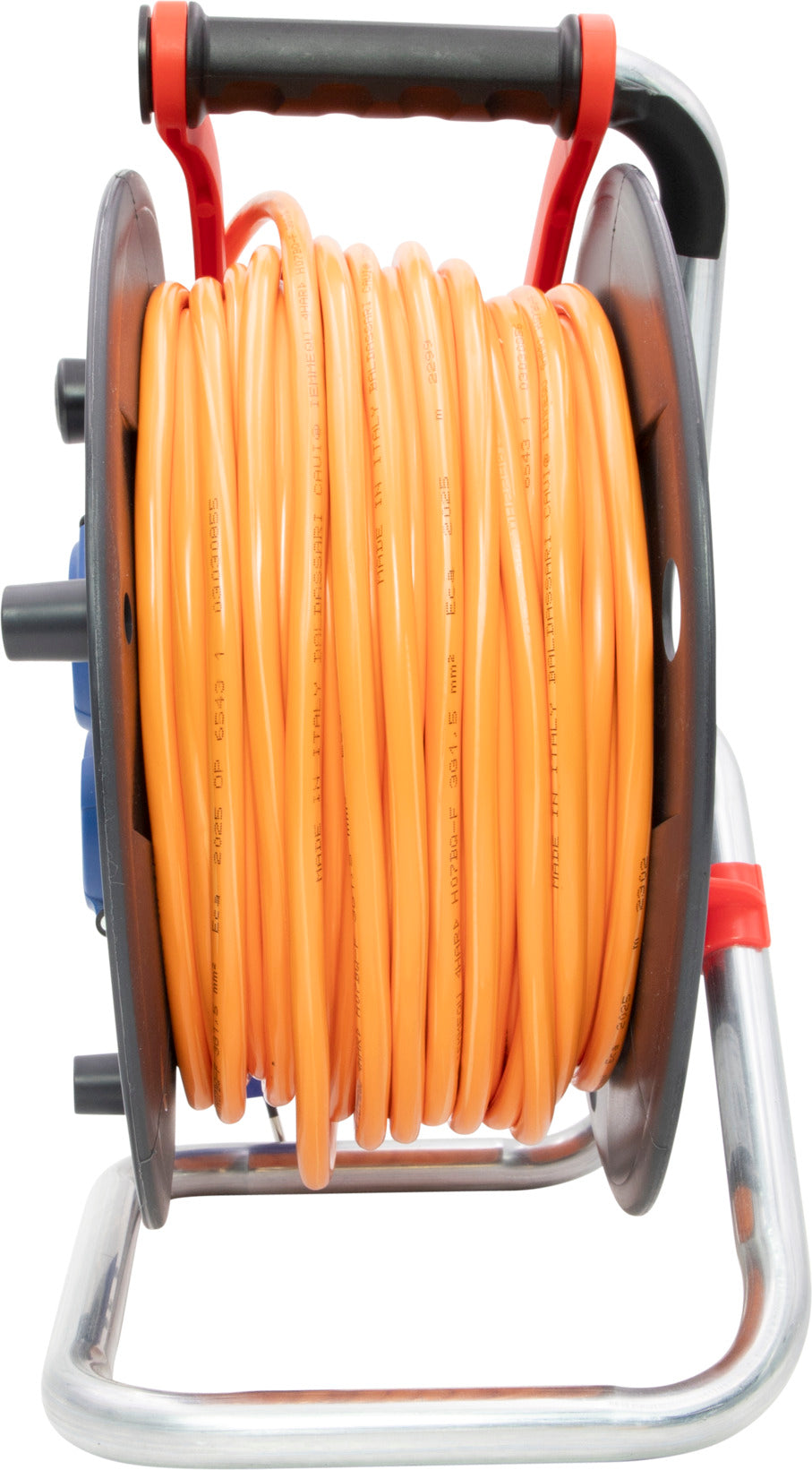 Garant ST 290 Kabelrolle, 3x Steckdose T13, Stecker T13, 50m H07BQ-F 3G1,5 orange, CH Stecksystem IP55 - Produktansicht