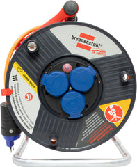 Garant ST 290 Kabelrolle, 3x Steckdose T13, Stecker T13, 50m H07BQ-F 3G1,5 orange, CH Stecksystem IP55 - Produktansicht