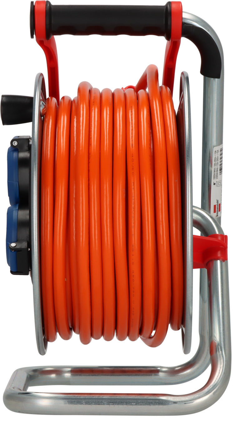 Garant® Kabeltrommel SK 240 mit Bretec und PRCD (30mA), 3x T13 (IP55), 25m AT-N07V3V3-F 3G1,5 orange - Produktansicht
