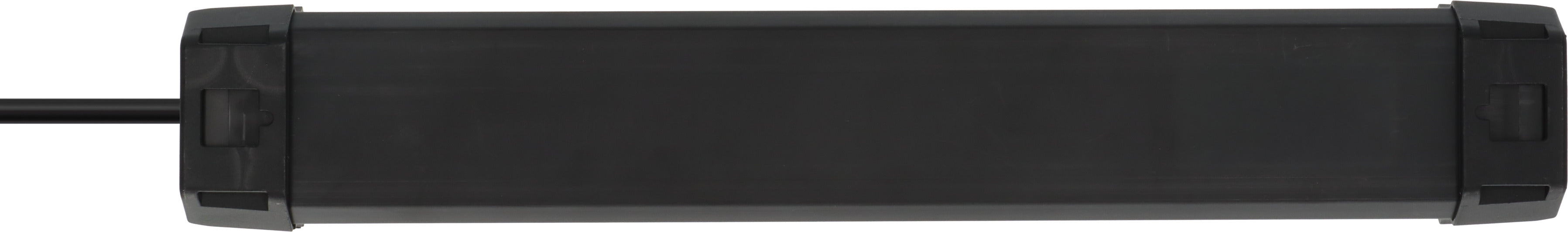 Premium-Line Steckdosenleiste 6-fach (Typ T13) mit 2x USB C PD 65W und USB A 18W schwarz, 3m H05VV-F3G1,5 - Produktansicht