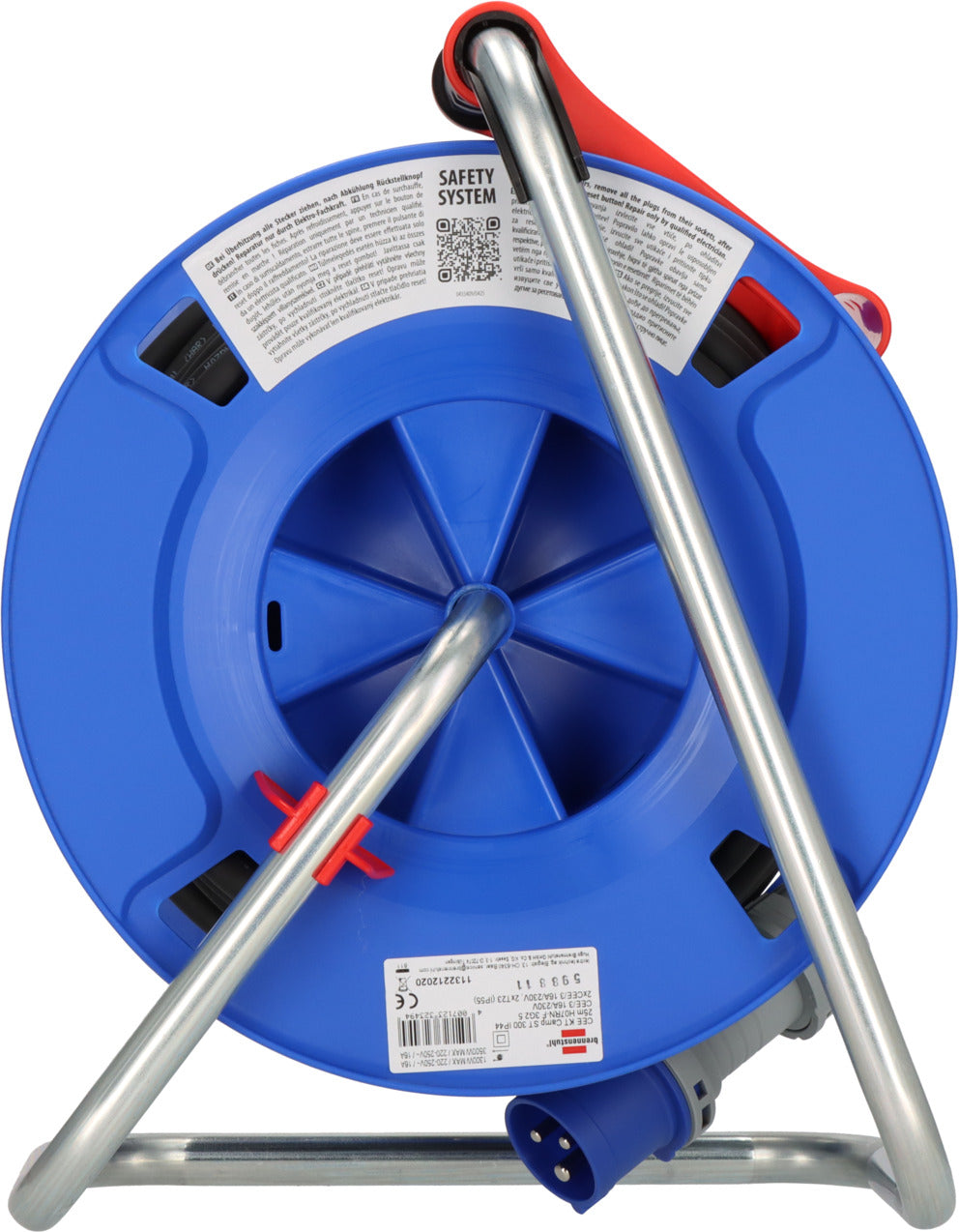 Garant CEE/3 Camping-Kabeltrommel ST 300 IP44, 2x CEE 16A/230V, 2x Typ T23 (IP55), 25m H07RN-F 3G2.5 - Produktansicht