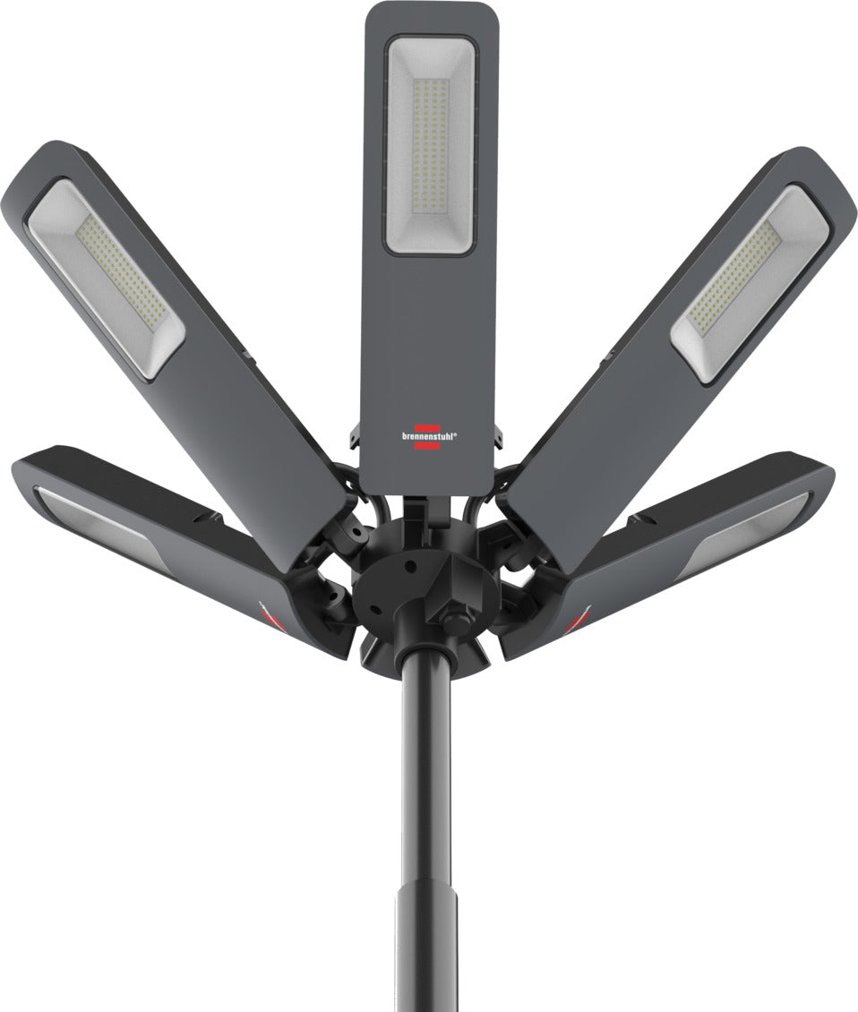 360° LED Baustrahler Set – bestehend aus LED Baustrahler 185W 1171652200, Bau-Teleskop Stativ 1170310040 und Transporttasche 9171990105 - Produktansicht