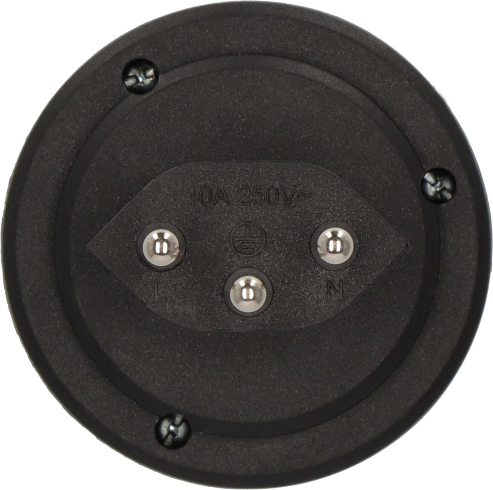 Reisestecker Schutzkontakt/CH mit 10A Sicherung - Produktansicht