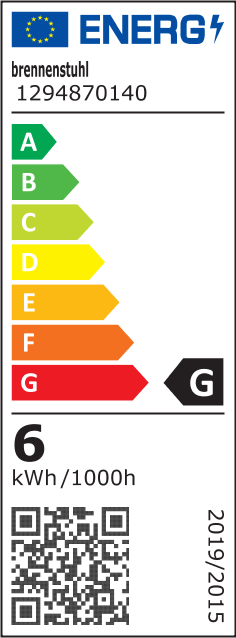 brennenstuhl®Connect WiFi Glühbirne SB 400, E14, 430lm, 5,5W - Icon-Energieeffizienz
