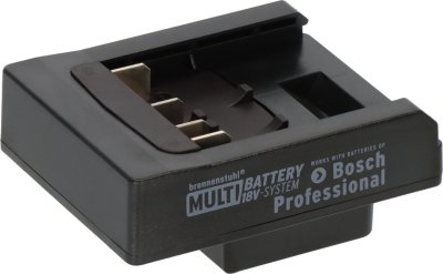 Brennenstuhl Adapter für LED Baustrahler im Brennenstuhl Multi Battery 18V System für die Nutzung von Bosch Professional Akkus
