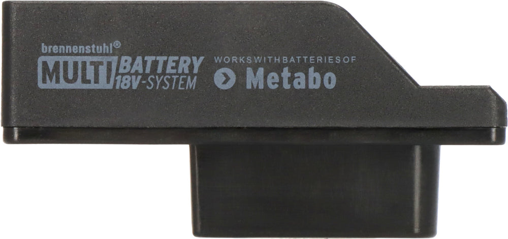 Brennenstuhl Adapter für LED Baustrahler im Brennenstuhl Multi Battery 18V System für die Nutzung von Metabo CAS Akkus - Produktansicht