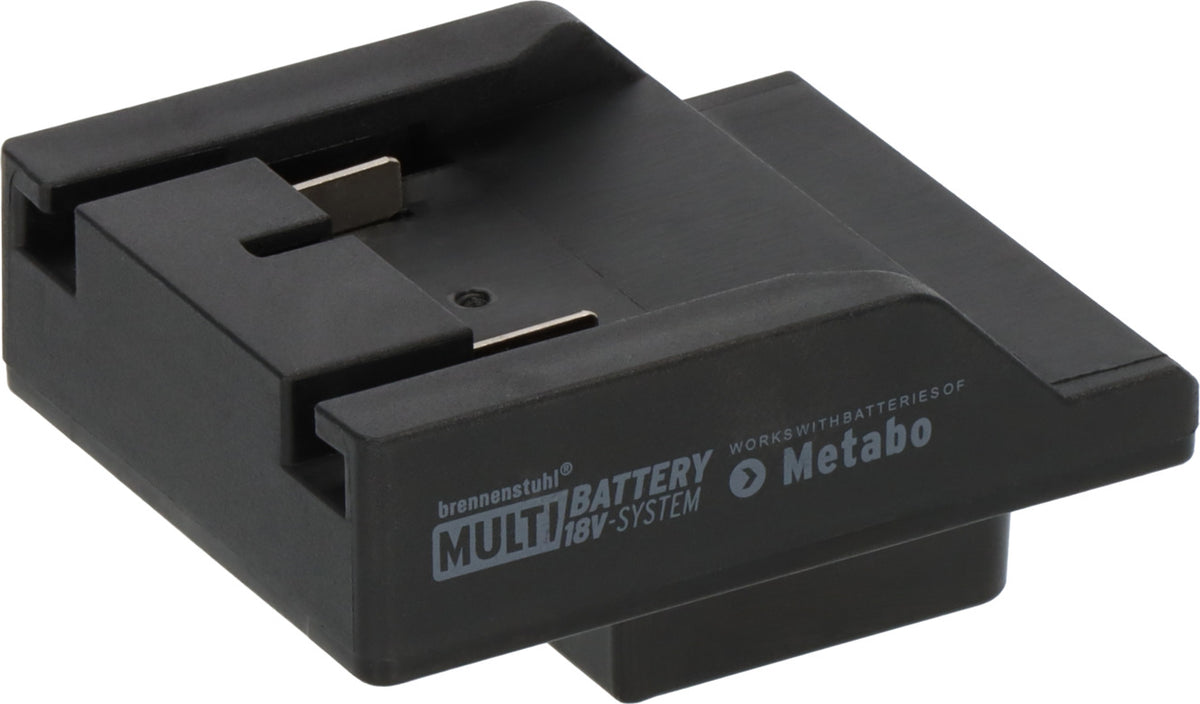 Brennenstuhl Adapter für LED Baustrahler im Brennenstuhl Multi Battery 18V System für die Nutzung von Metabo CAS Akkus - Produktbild