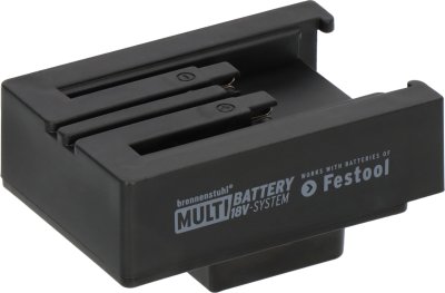 Brennenstuhl Adapter für LED Baustrahler im Brennenstuhl Multi Battery 18V System für die Nutzung von Festool Akkus
