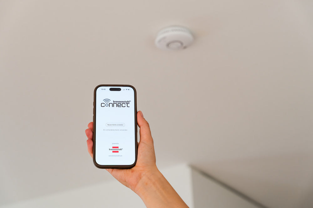 brennenstuhl®Connect WiFi Rauchwarnmelder RM A 3020 - Anwendungsbild