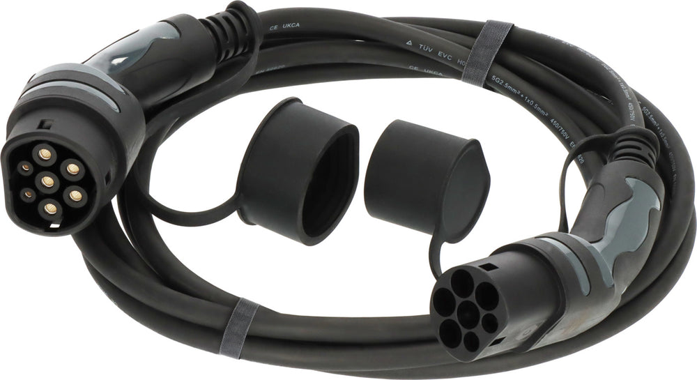EV Typ 2 5m Ladekabel 11kW IP55 - Produktansicht