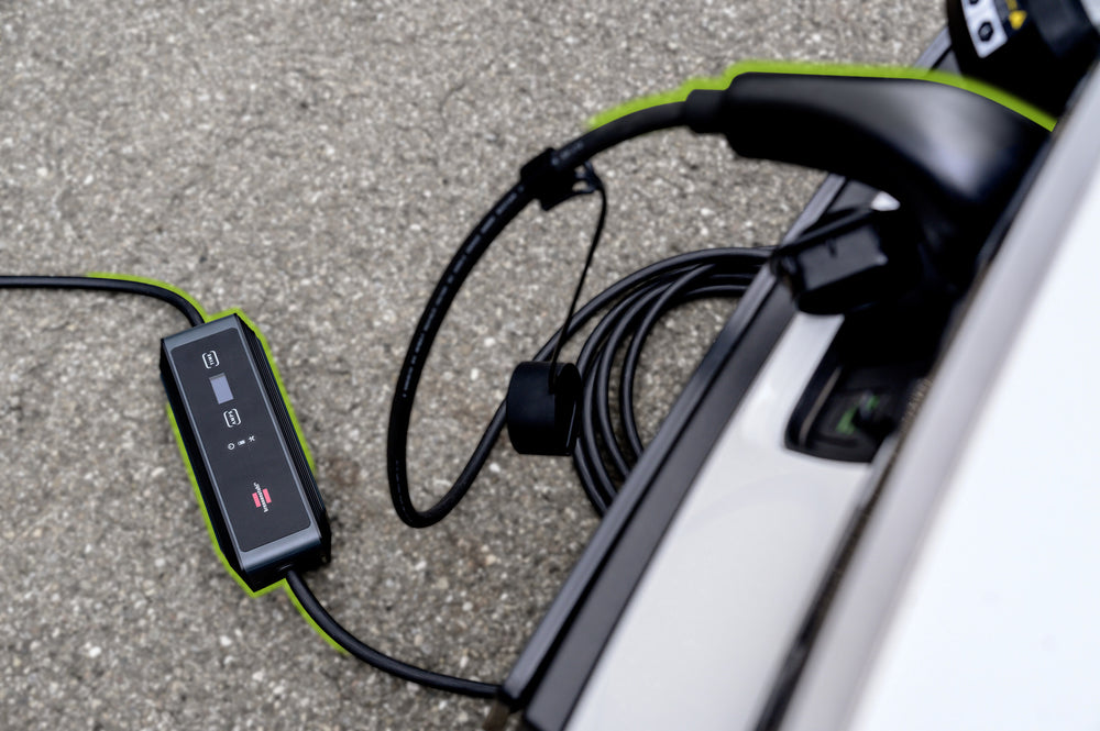 Tragbares EV Ladegerät Typ 2 CEE 11kW mit 8m Kabel - In Cable Control Box (ICCB)