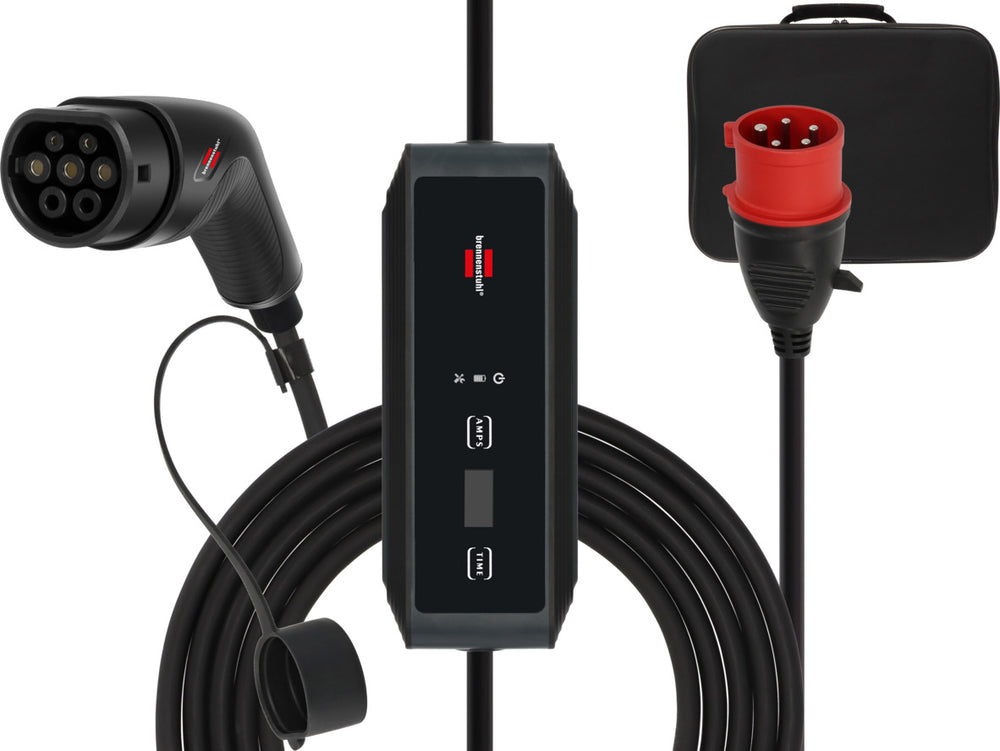 Tragbares EV Ladegerät Typ 2 CEE 11kW mit 8m Kabel - Produktbild