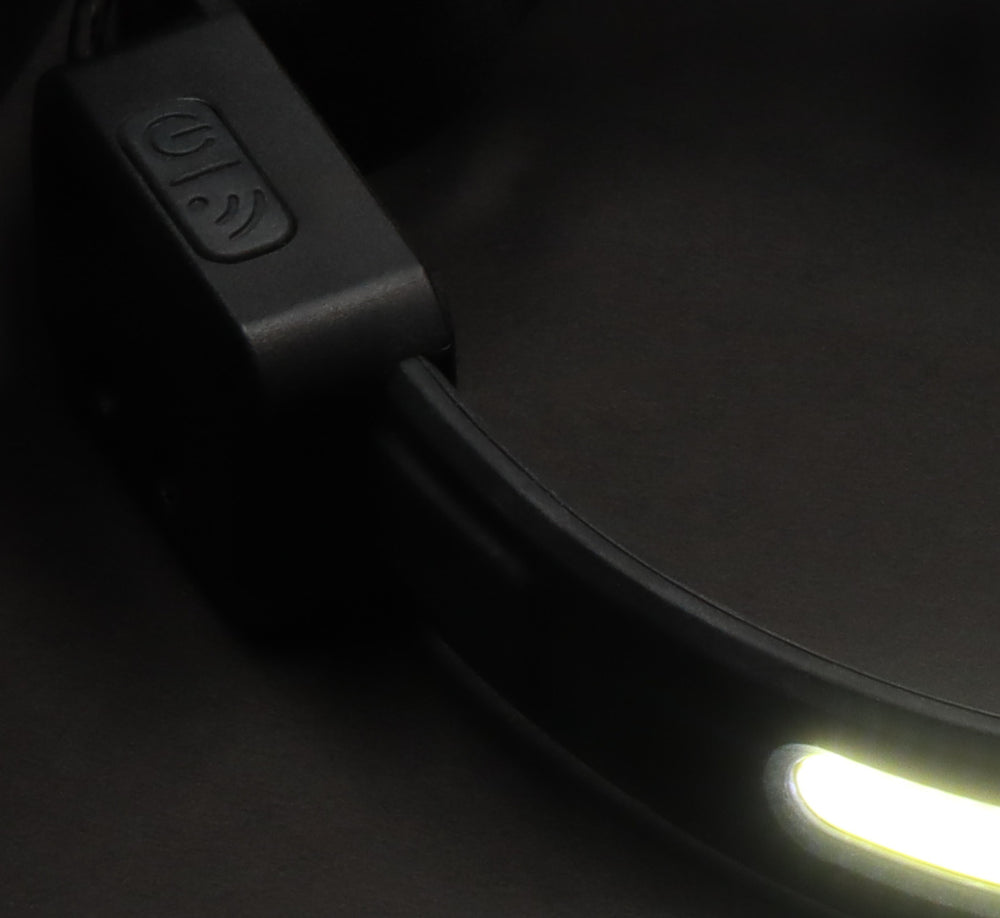 LuxPremium Akku LED Sensor Kopflampe SL 500 A, IP44, 500lm - Anwendungsbild