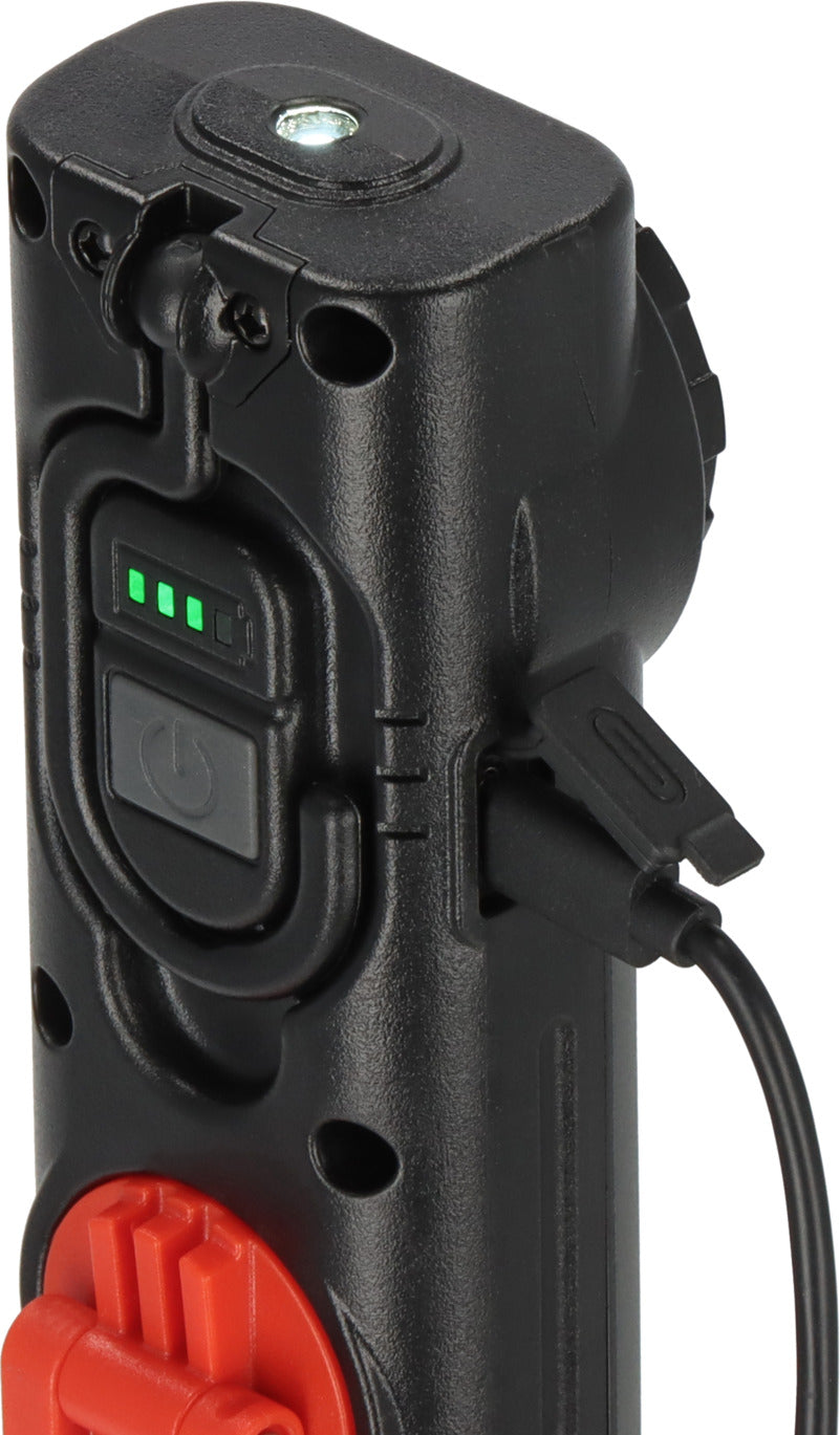 Akku LED Handlampe HL 600 AD mit Dynamo-Schnelllademöglichkeit 600+180lm, IP54 - Produktansicht