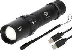 Akku Fokus Selektor LED Taschenlampe TL 801 AFS, IP44, 800lm - Produktbild
