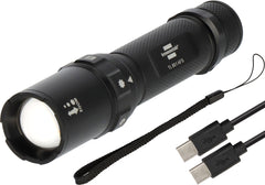 Akku Fokus Selektor LED Taschenlampe TL 801 AFS, IP44, 800lm - Produktbild
