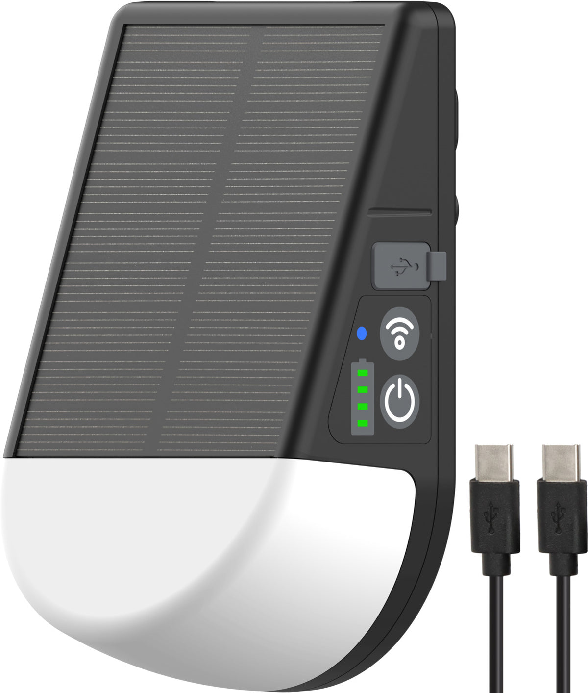 Akku Solar LED Outdoor Lampe KL 300 AS mit Bewegungsmelder, IP54, 250 lm - Produktbild