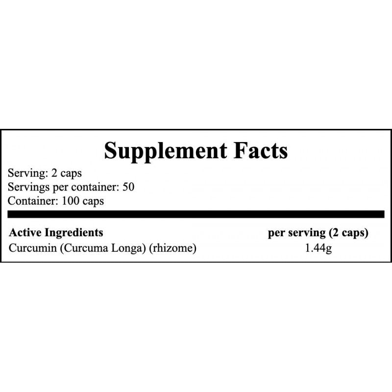 Turmeric 720mg - 100caps.
