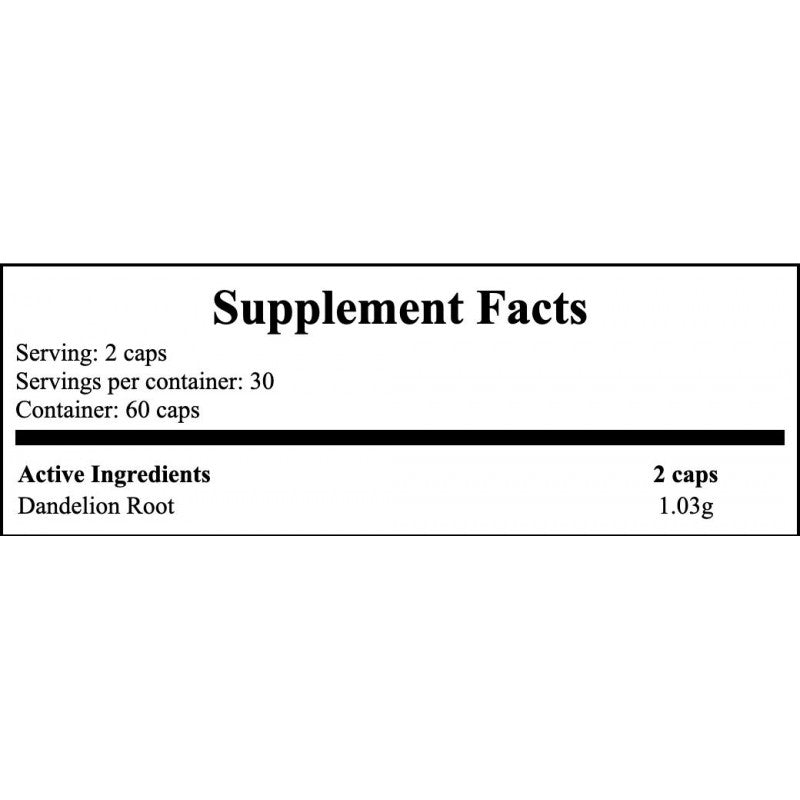 Dandelion Root 515mg - 60caps