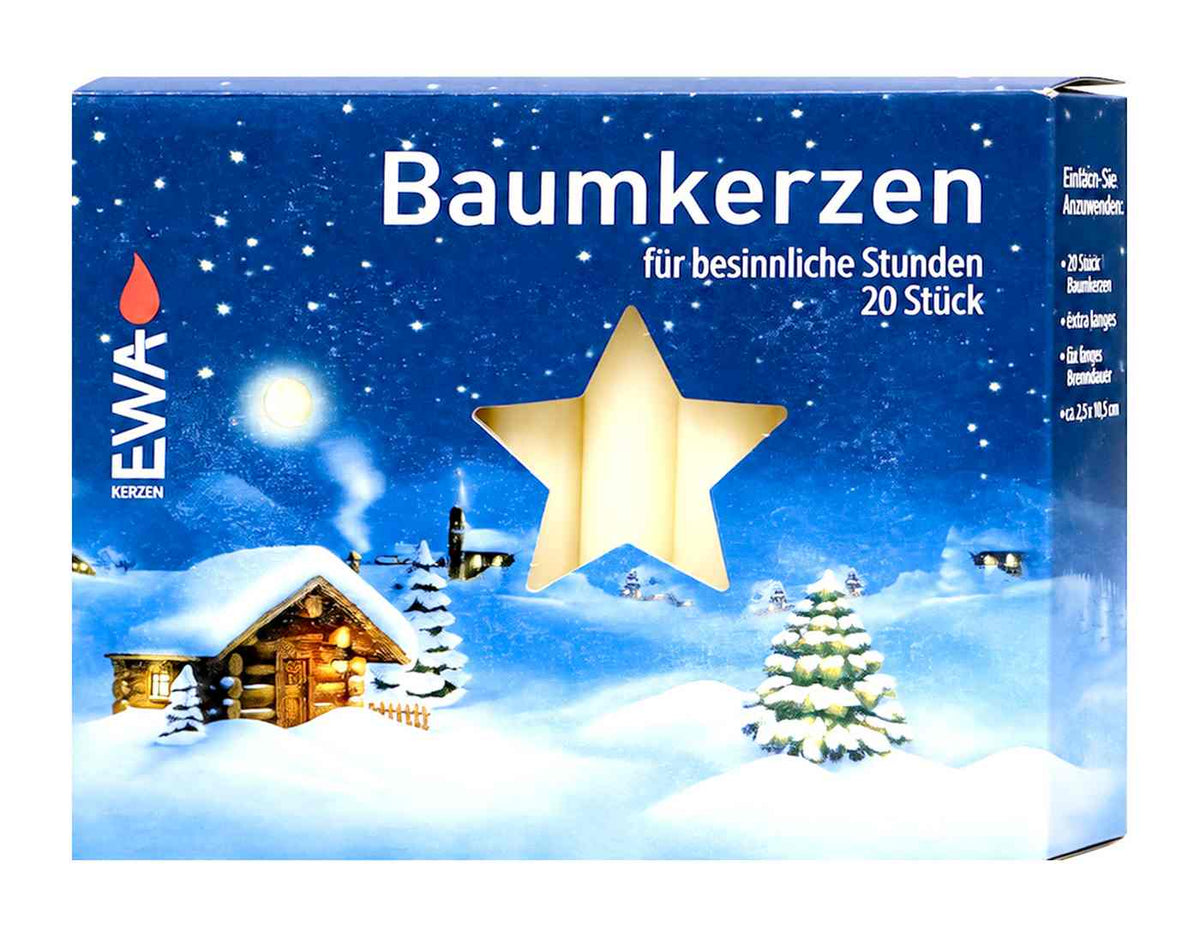Baumkerzen Champagner, 20/250, 4 er