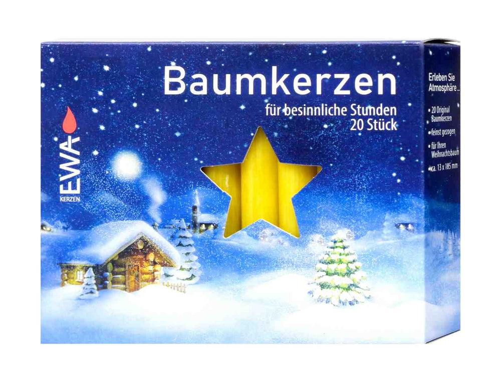 Baumkerzen Natur, 20/250, 20 er