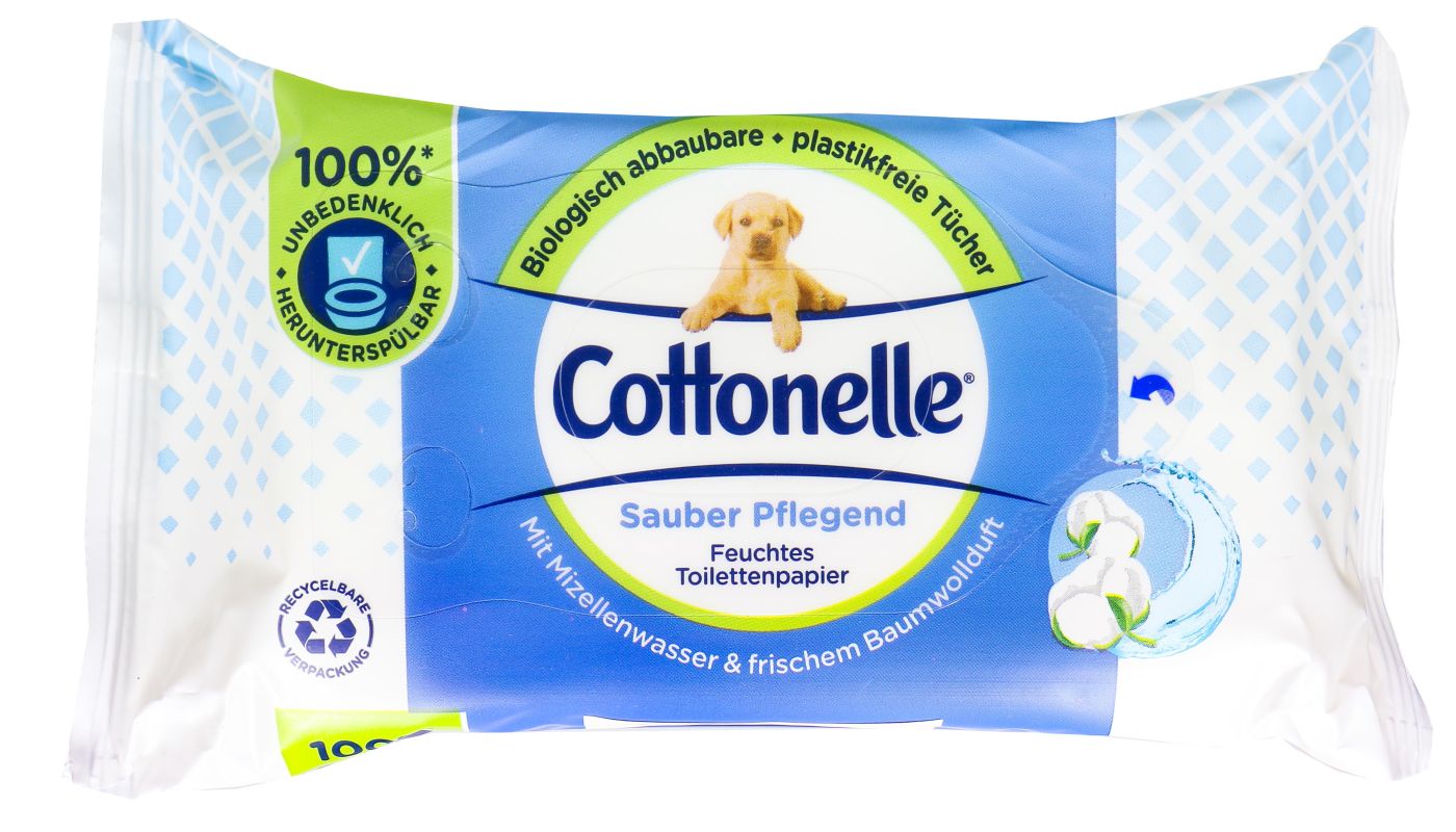 Cottonelle Feuchte Toilettentücher Sauber Pflegend Nachfüll., 42 er
