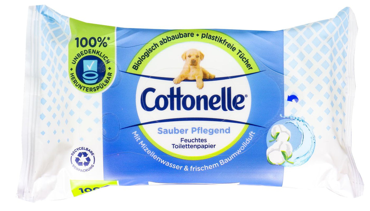 Cottonelle Feuchte Toilettentücher Sauber Pflegend Nachfüll., 42 er