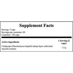 Cordyceps 600mg - 120caps