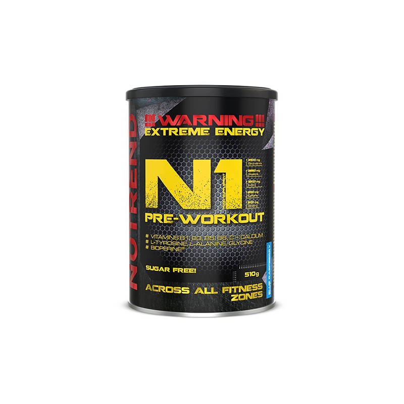 N1 Pre Workout - 510g - Blue Raspberry
