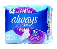 Always Ultra Long mit Flügeln Größe 3, 10 er
