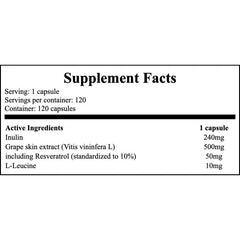 Resveratrol Extract 500mg - 120caps