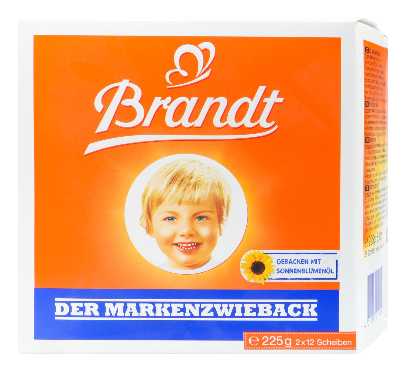 Brandt Markenzwieback, 225 g