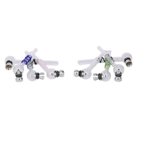 Glaspfeife, Glas, Assortiert, 10 Stk