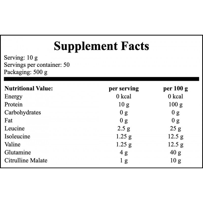 BCAA Master - 500g - Raspberry