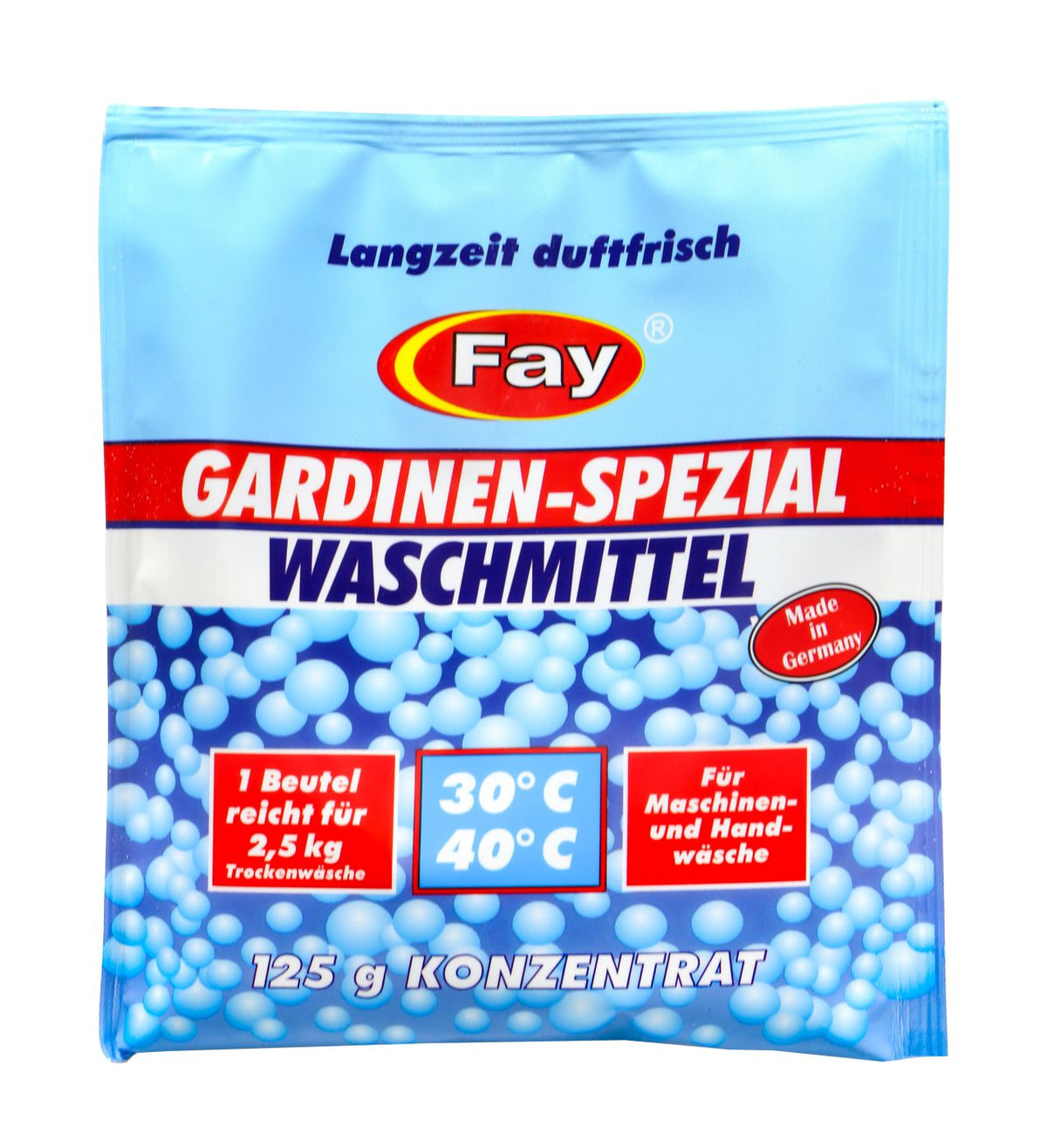 Fay Gardinen Spezial Waschmittel, 125 g