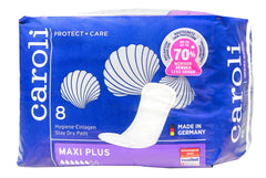 Caroli Hygiene-Einlagen Maxi Plus bei schwerer Blasenschwäche, 8 er