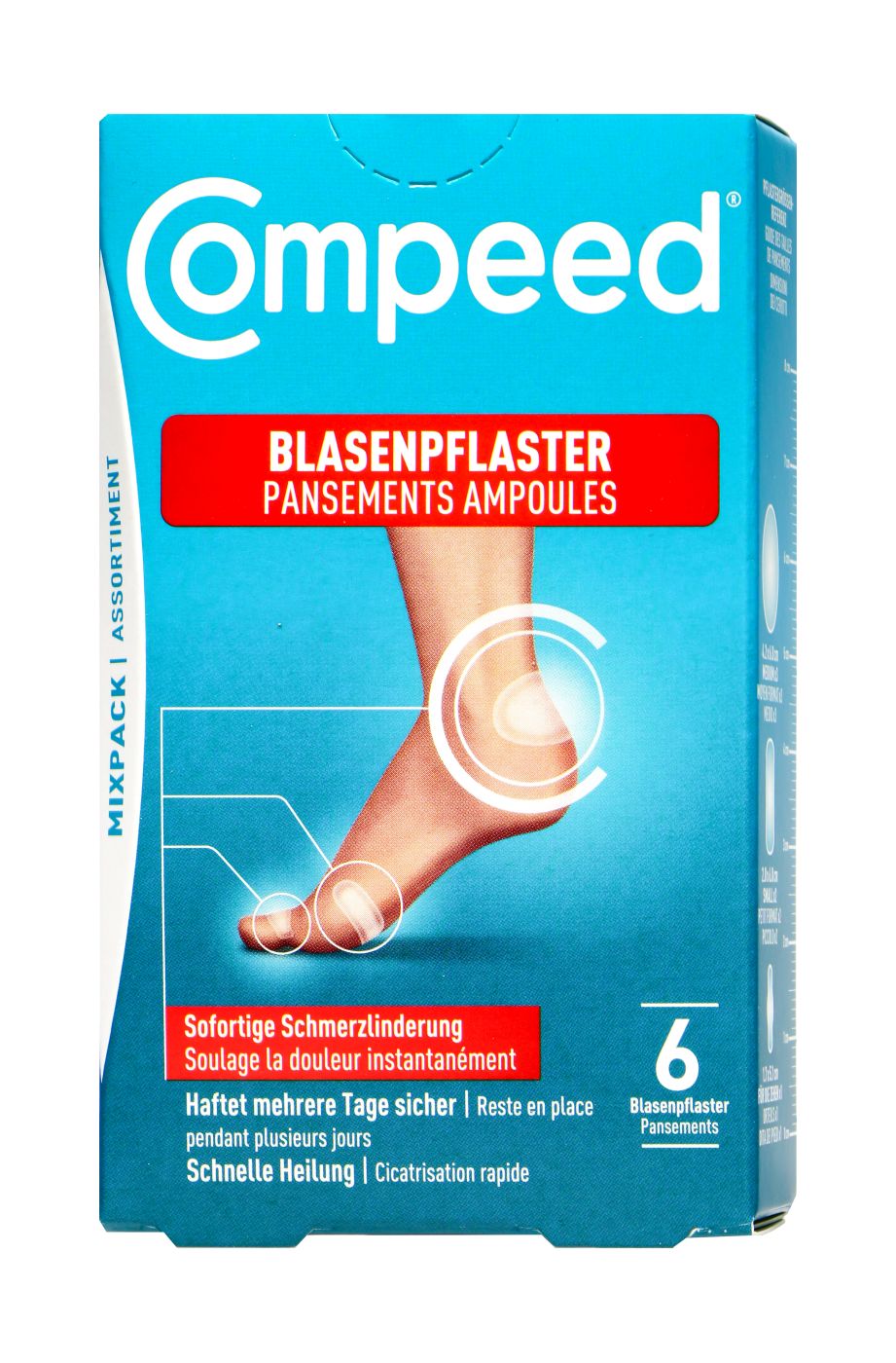 Compeed Blasenpflaster Mixpack, 6 er