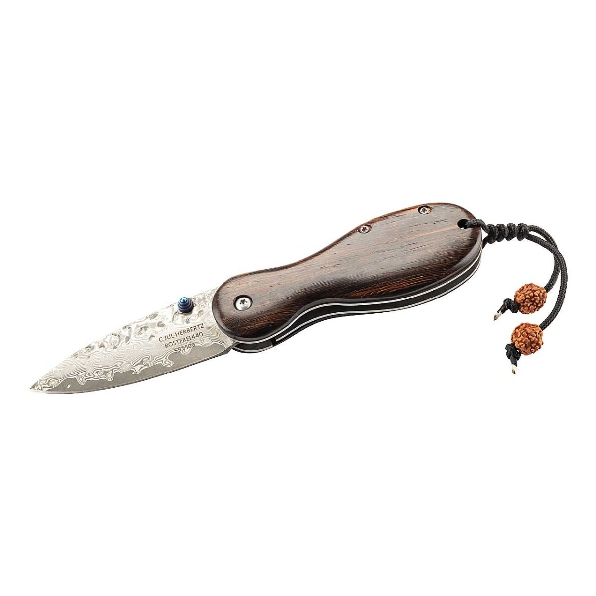 Herbertz Einhandmesser Damast Leder