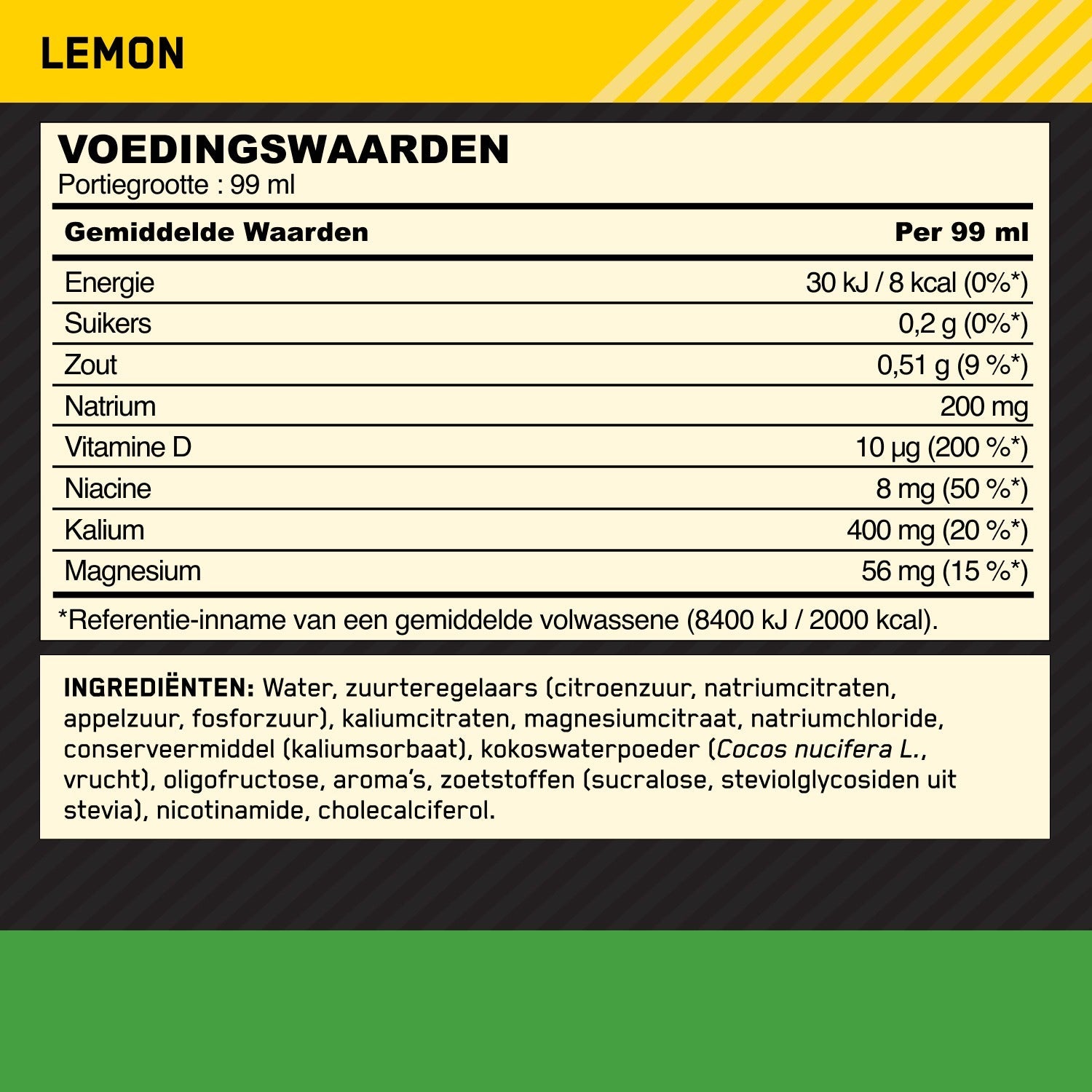 Optimum Nutrition Electrolytes Shots - 12 x 99 ml - Lemon