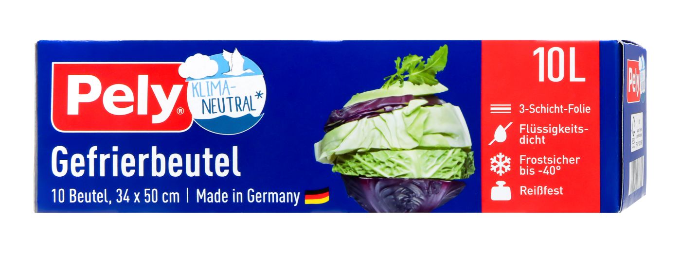 Pely Gefrierbeutel Rolle 10 l, 10 er