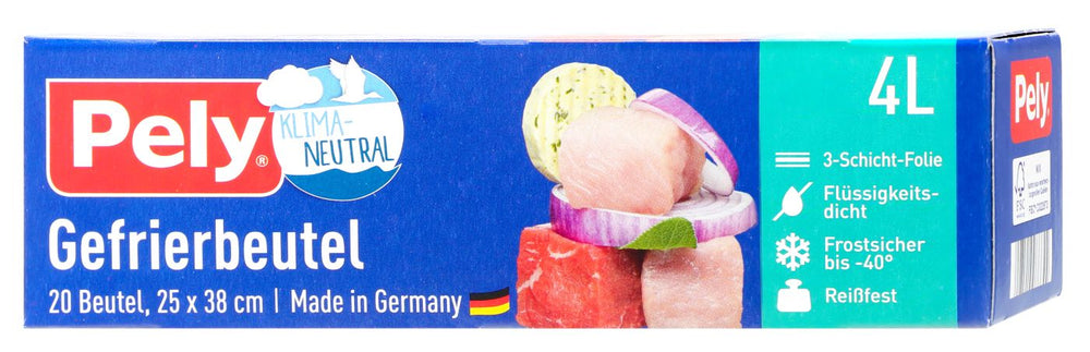 Pely Gefrierbeutel Rolle 4 l, 20 er