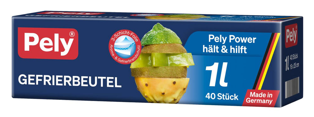 Pely Gefrierbeutel Rolle 1 l, 40 er