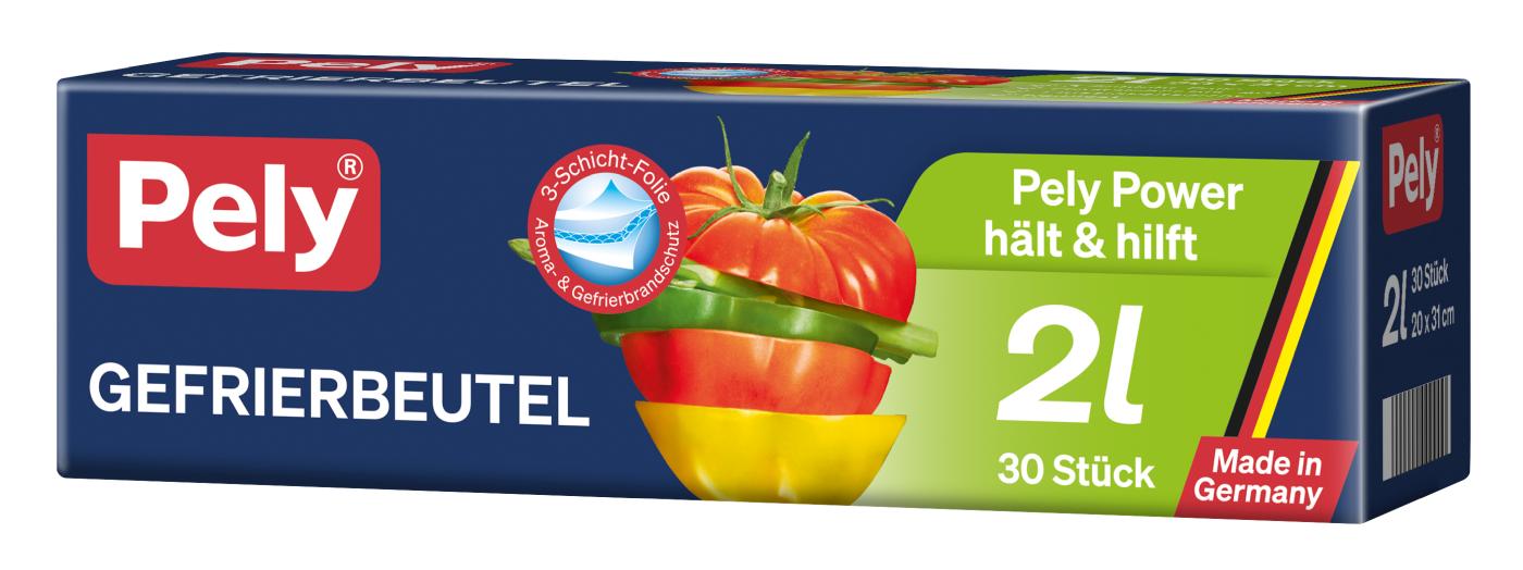Pely Gefrierbeutel Rolle 2 l, 30 er