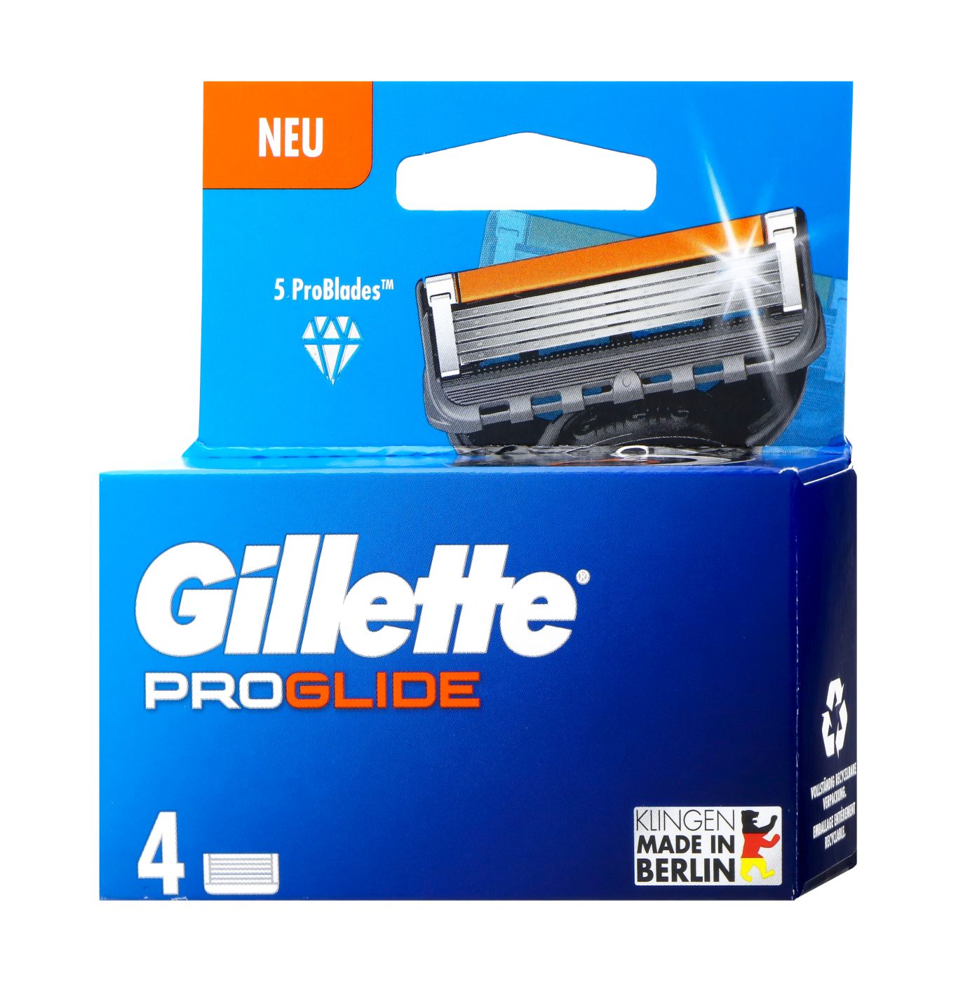 Gillette Pro Glide Klingen, 4 er