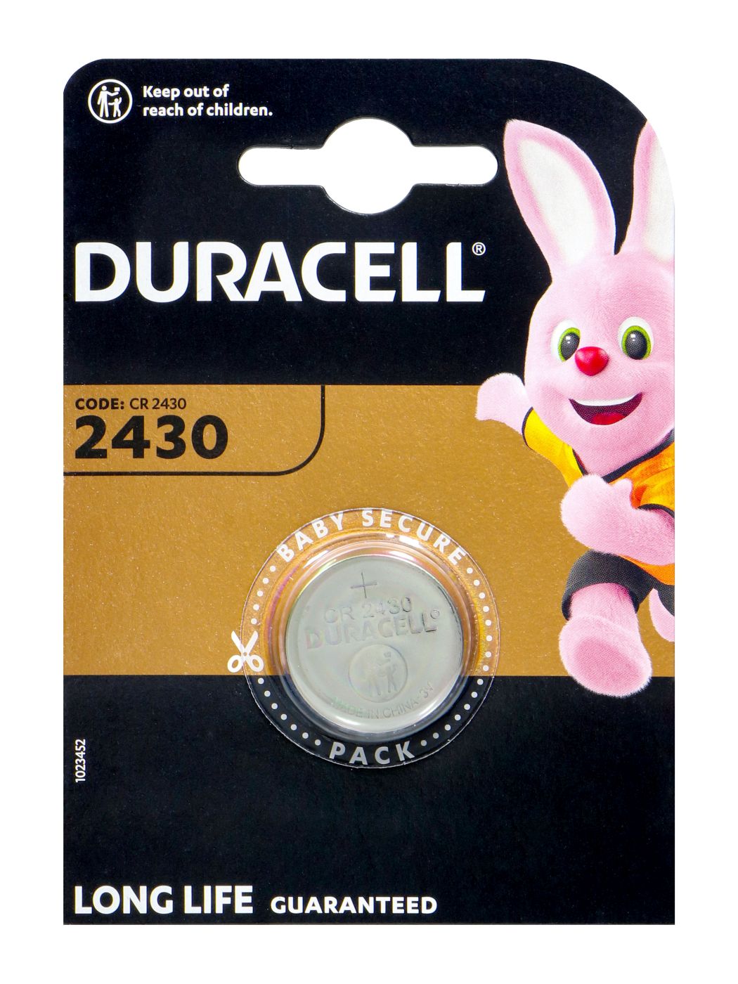 Duracell Electronics 2430, 3,0 V